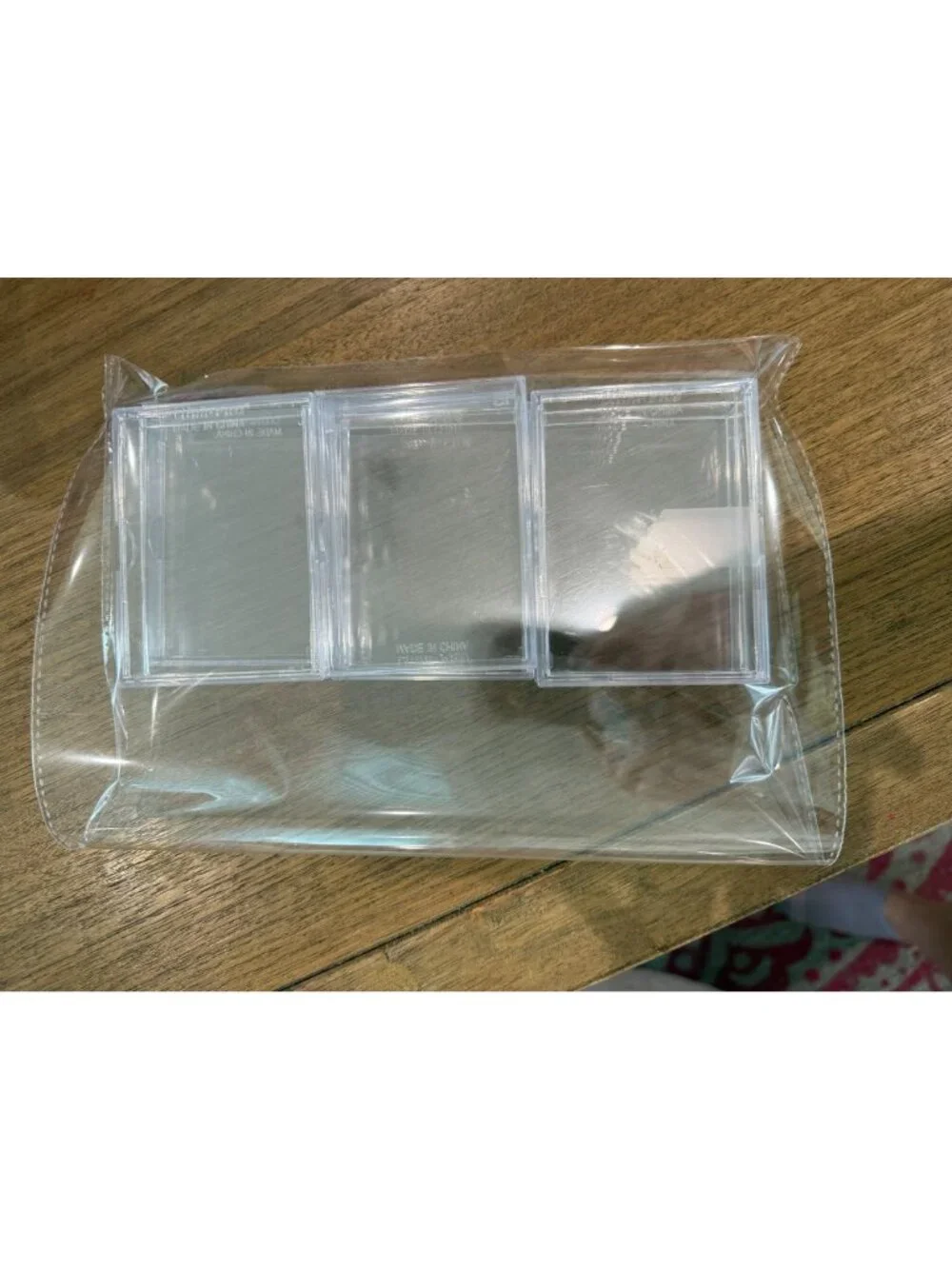 Lot of 6 Ultra-PRO Clear Plastic Hard Trading Card Storage Cases 2-Piece Boxes